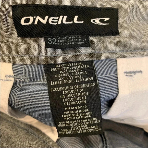 O'Neil Shorts Mens 32 Navy Blue & White Patterned - Picture 5 of 5